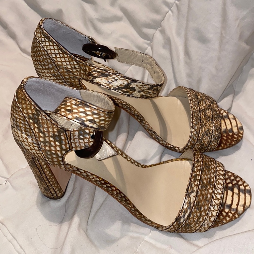 Vintage Snake skin Max Studio heels size 8.5 women’s